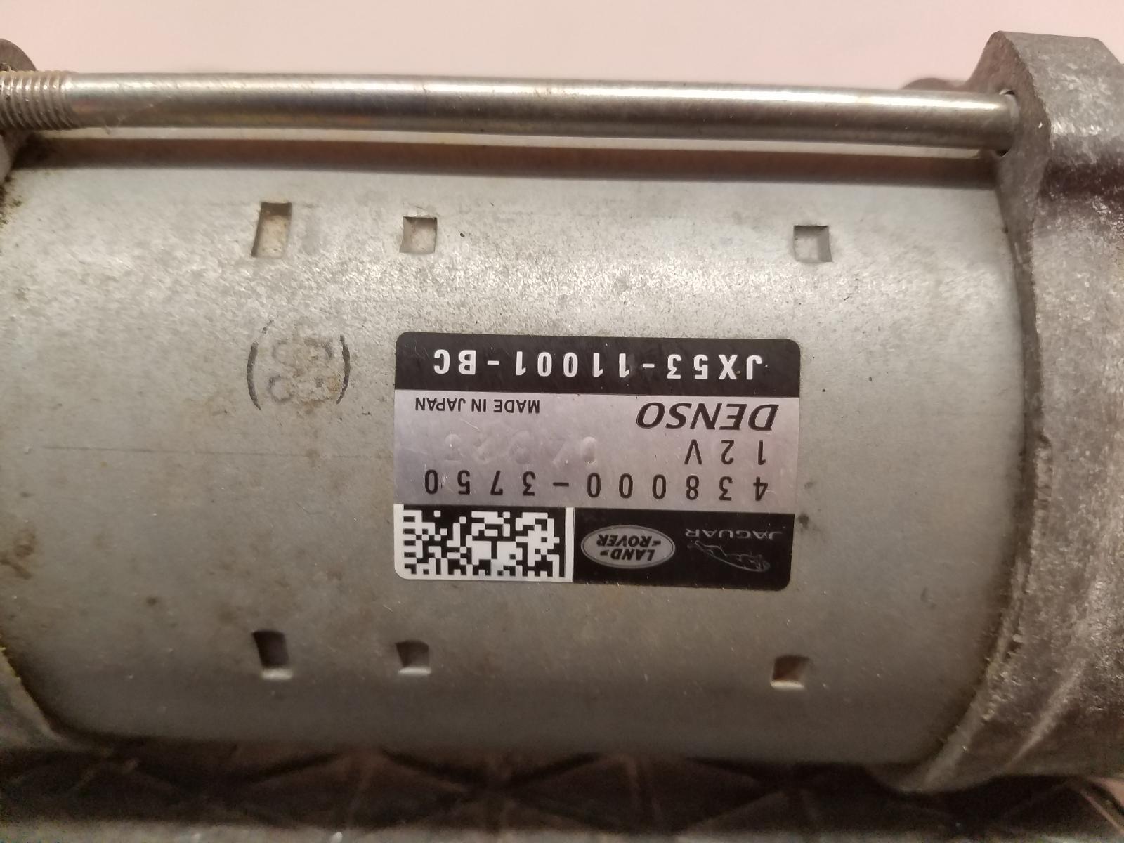 Starter Motor F Type Jaguar 2018 