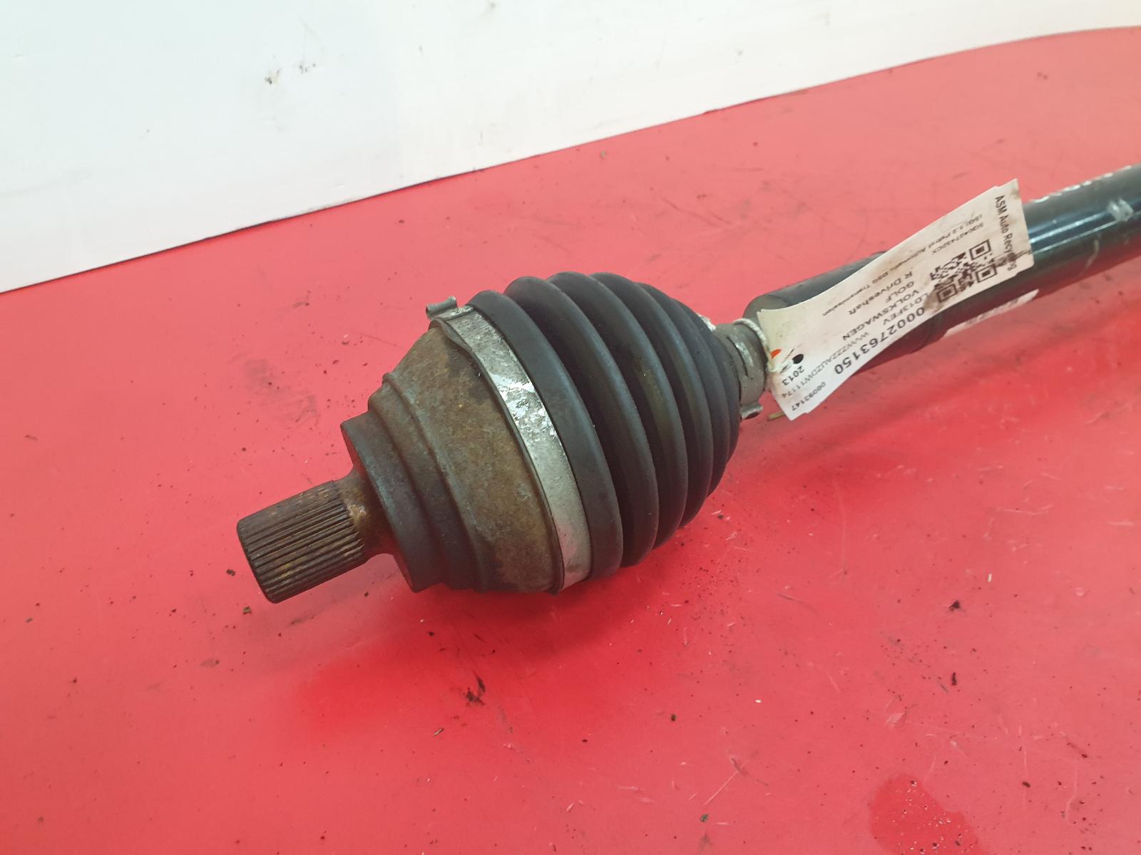 Right Driveshaft Golf Volkswagen 2013