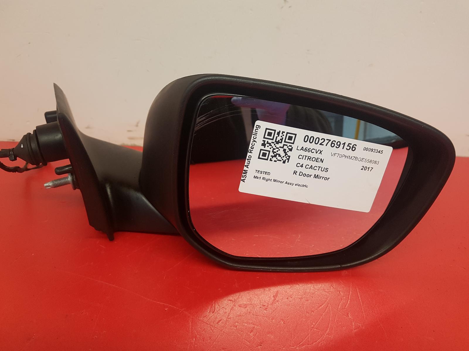 R Door Mirror C4 Cactus Citroen 2017