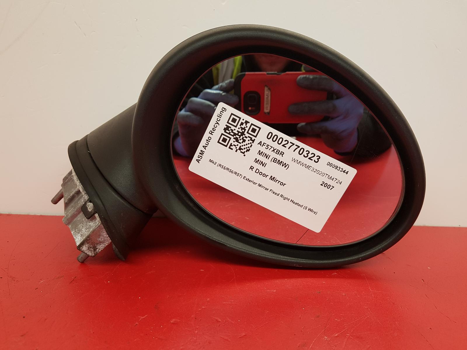 R Door Mirror Mini Mini (bmw) 2007