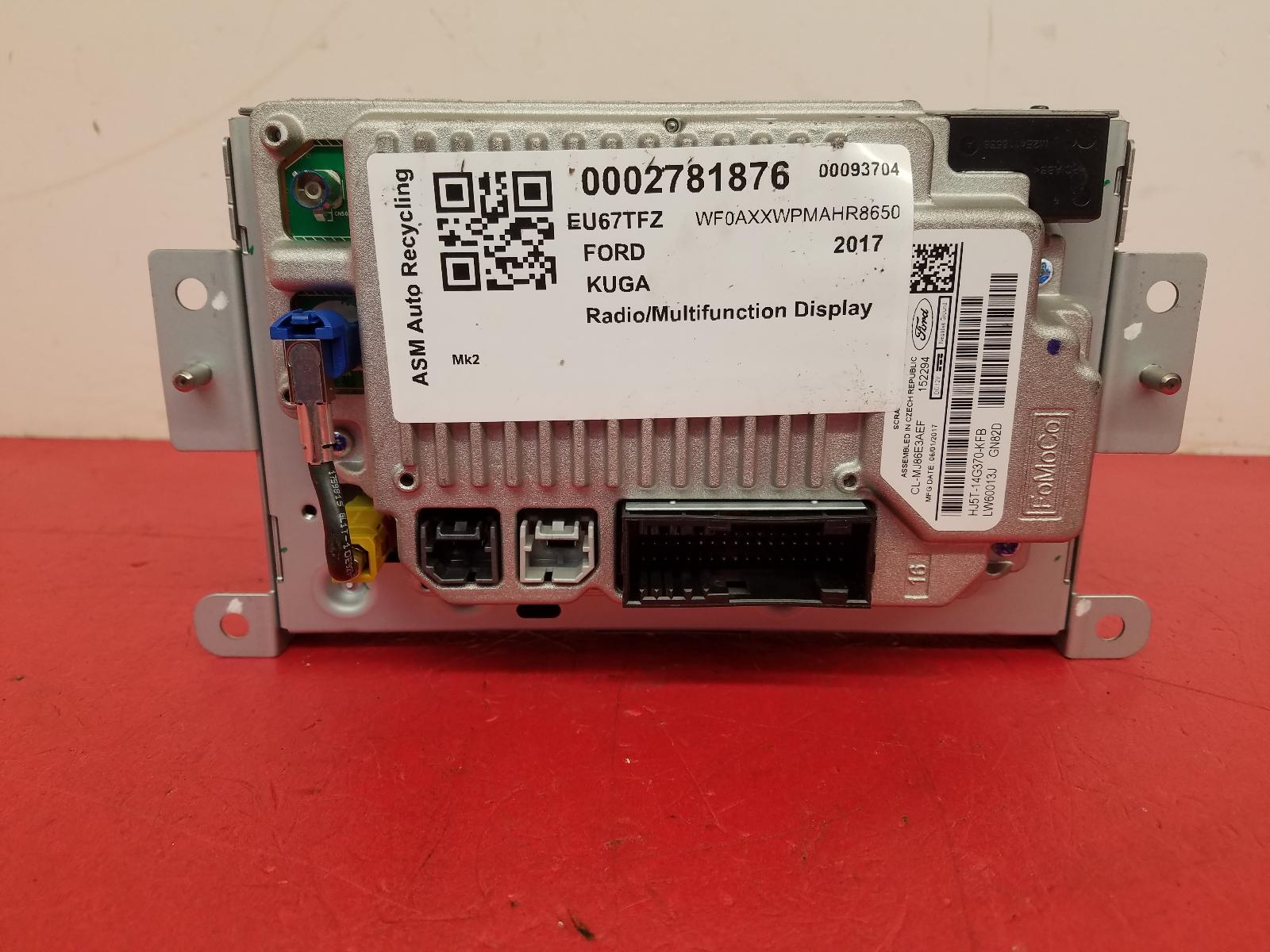 Radio Display Kuga Ford 2017