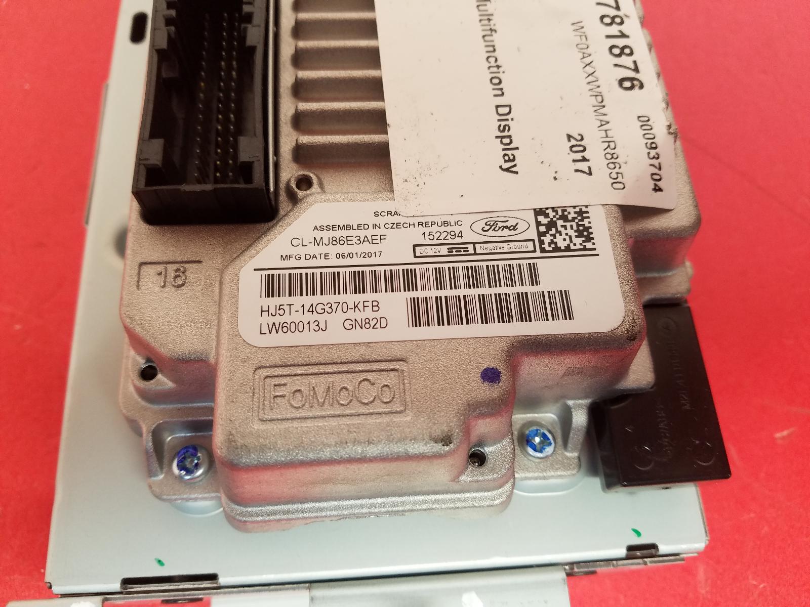 Radio Display Kuga Ford 2017