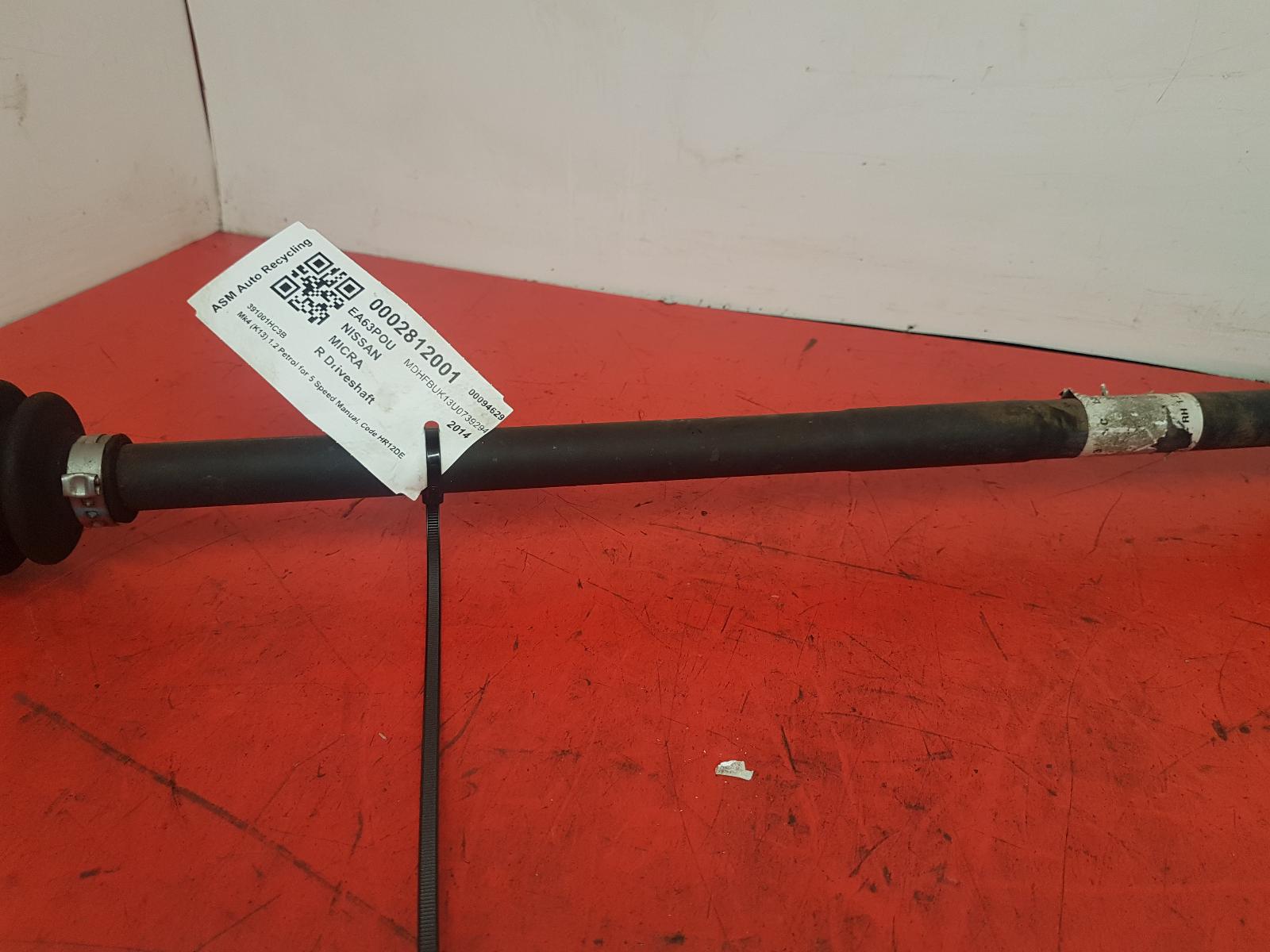 Right Driveshaft Micra Nissan 2014 