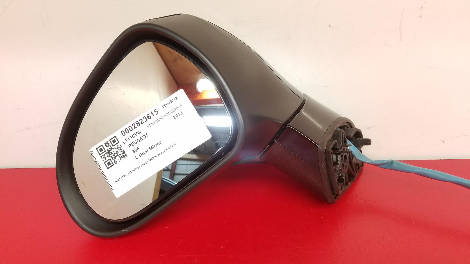 L Door Mirror 308 Peugeot 2013 