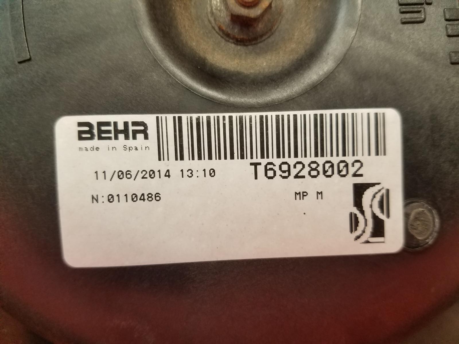 Engine Cooling Motor Giulietta Alfa Romeo 2015 