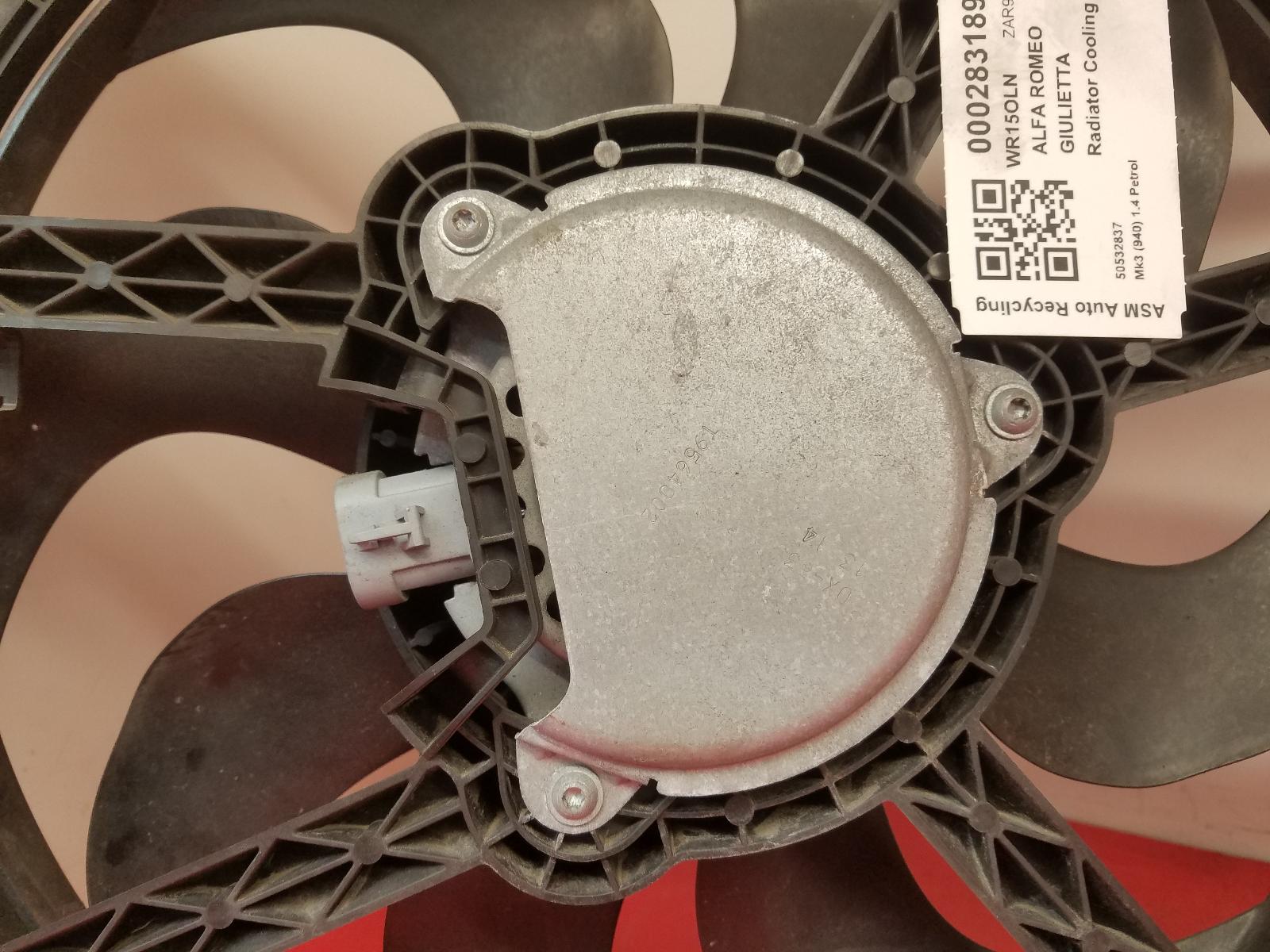 Engine Cooling Motor Giulietta Alfa Romeo 2015 