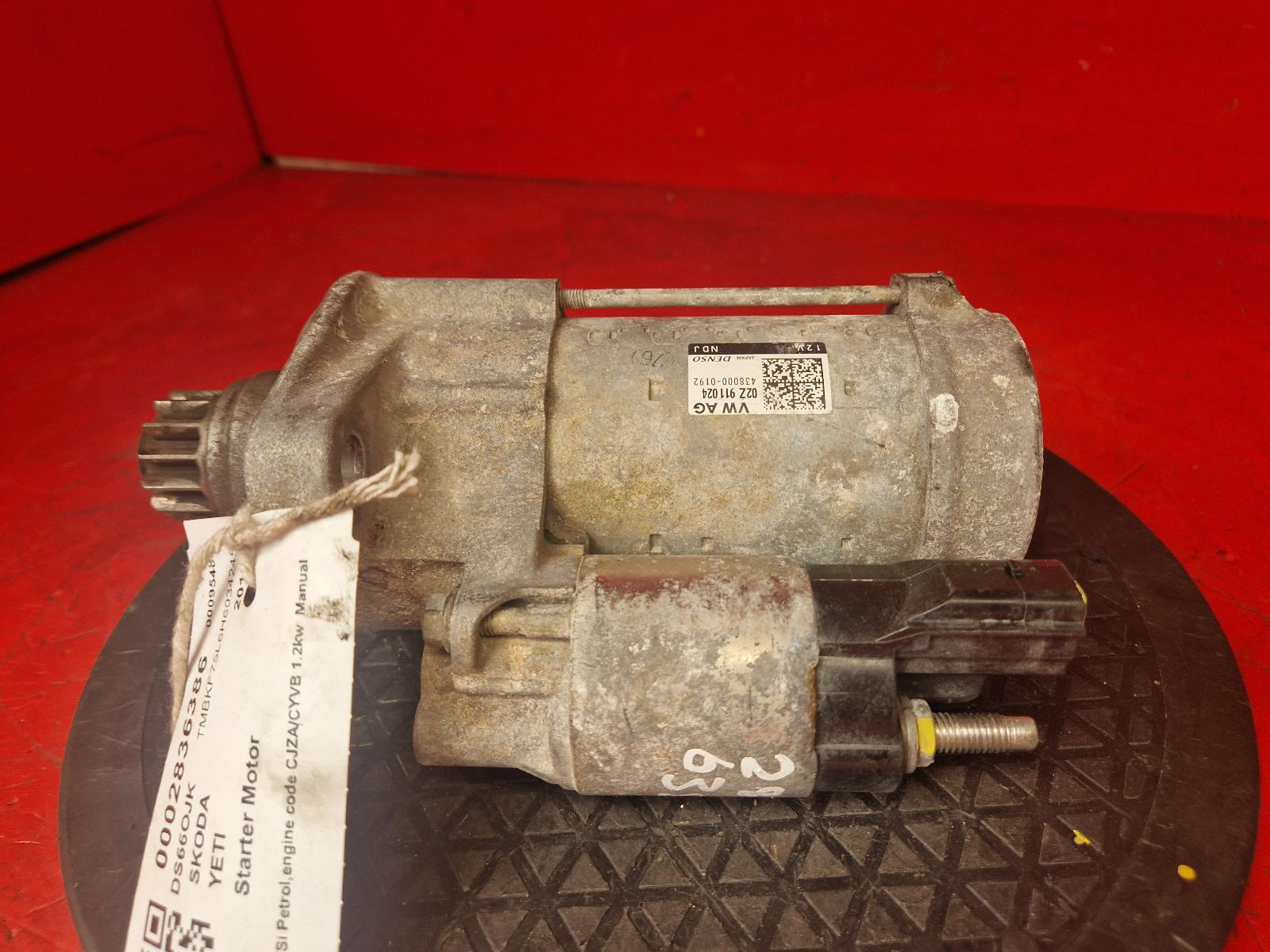 View Auto part Starter Motor Skoda Yeti 2017
