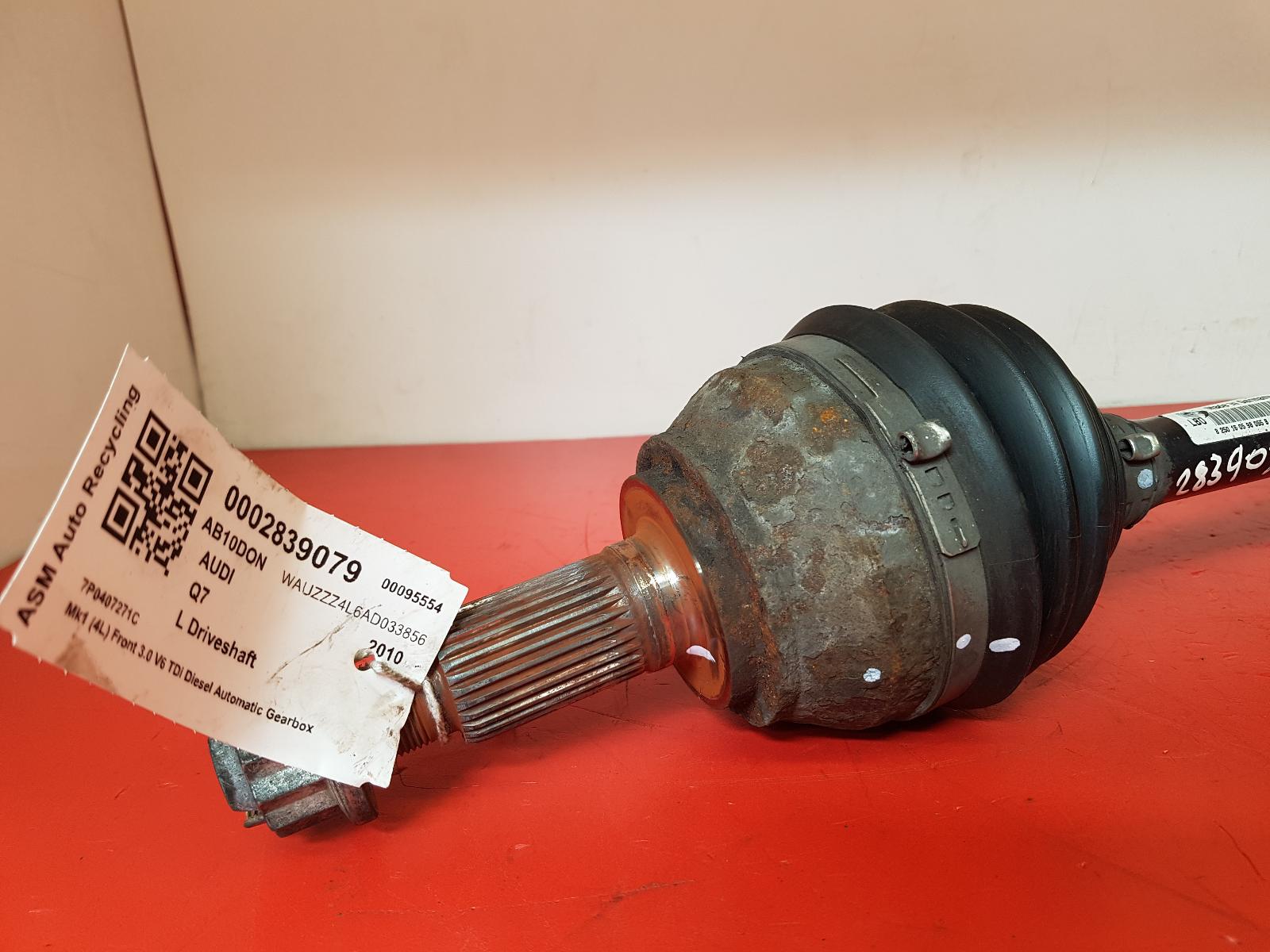 Left Driveshaft Q7 Audi 2010 