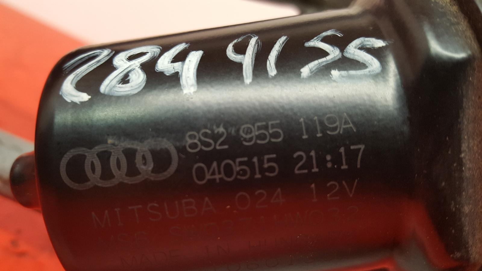 Wiper Motor Front Tt Audi 2015