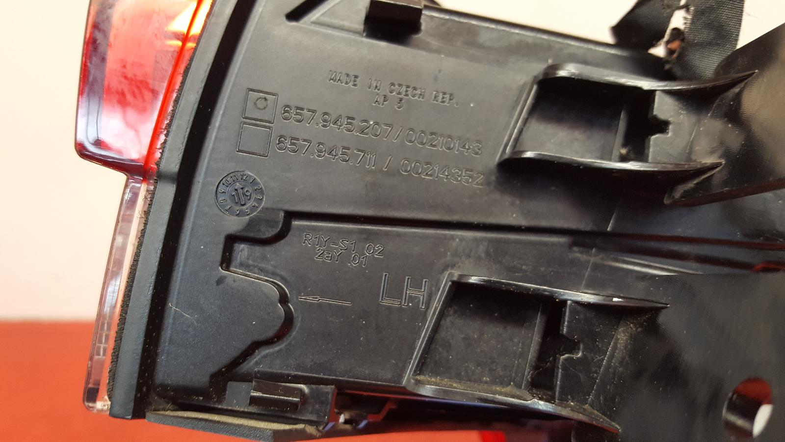 L Taillight Scala Skoda 2020 