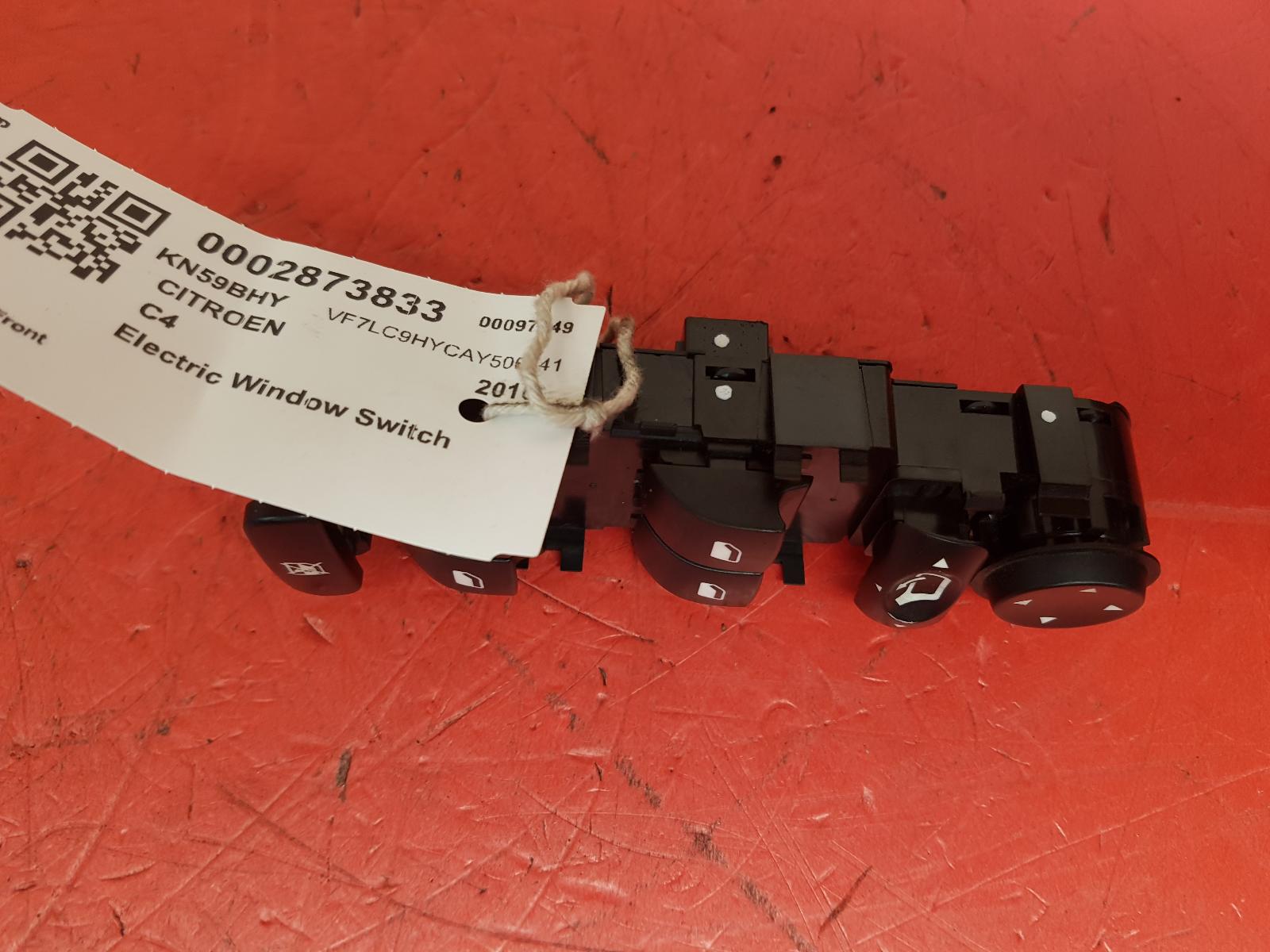 Elect. Window Switch C4 Citroen 2010