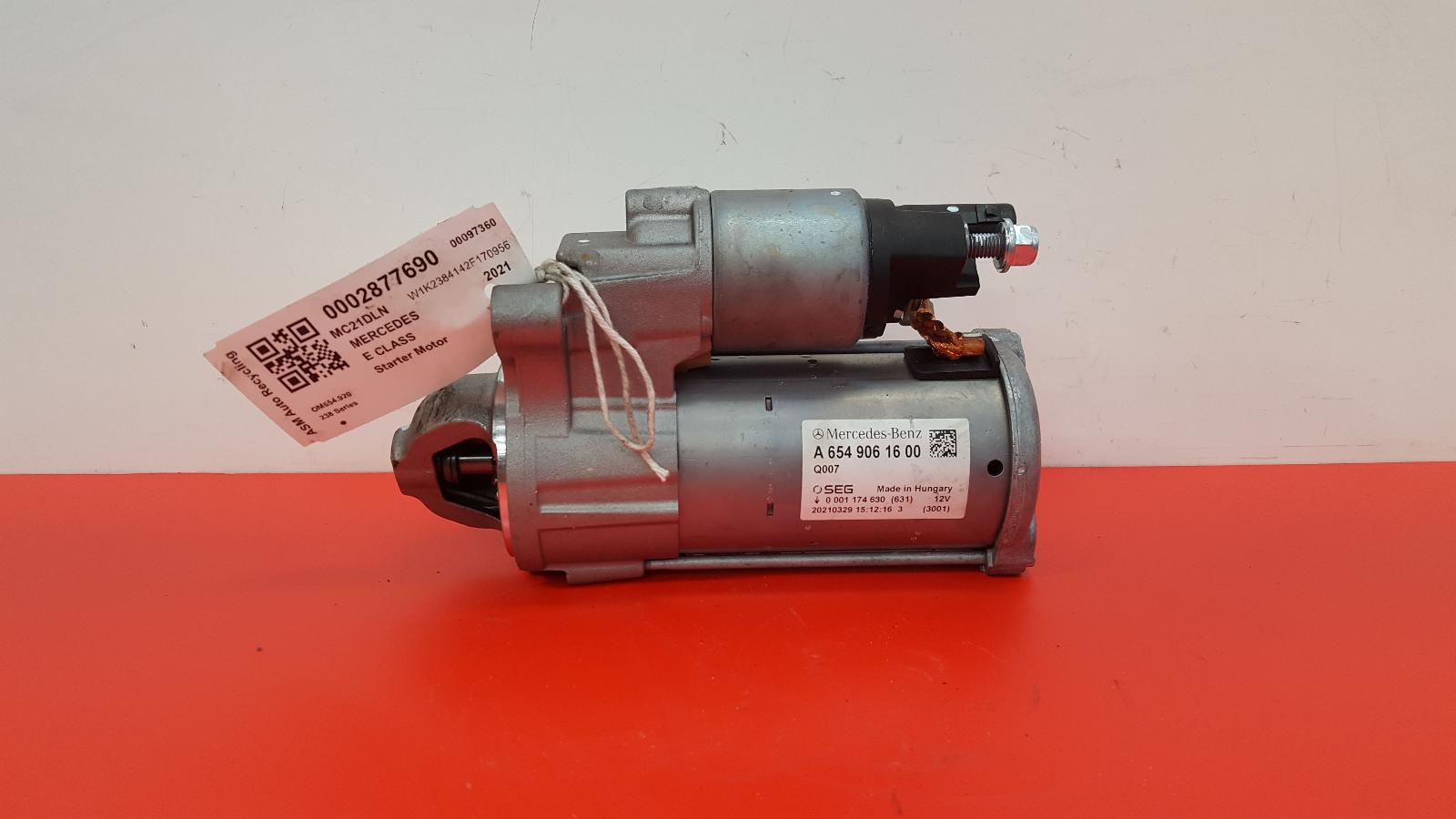 Starter Motor E Class Mercedes 2021