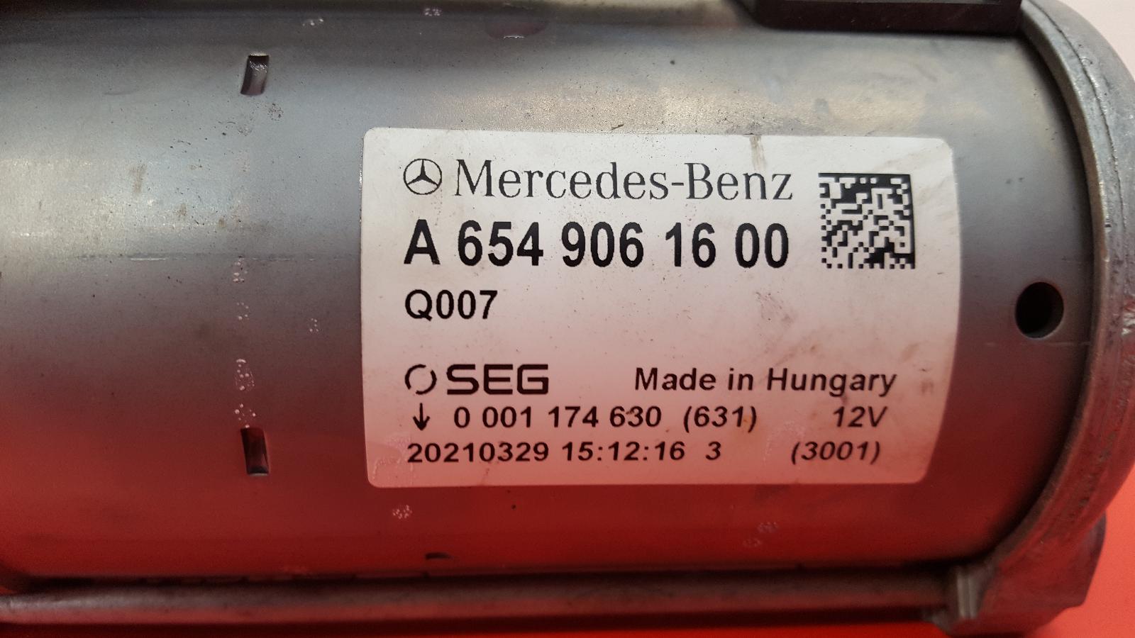Starter Motor E Class Mercedes 2021 