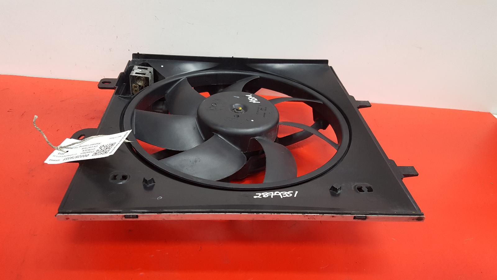 Engine Cooling Motor C4 Cactus Citroen 2015