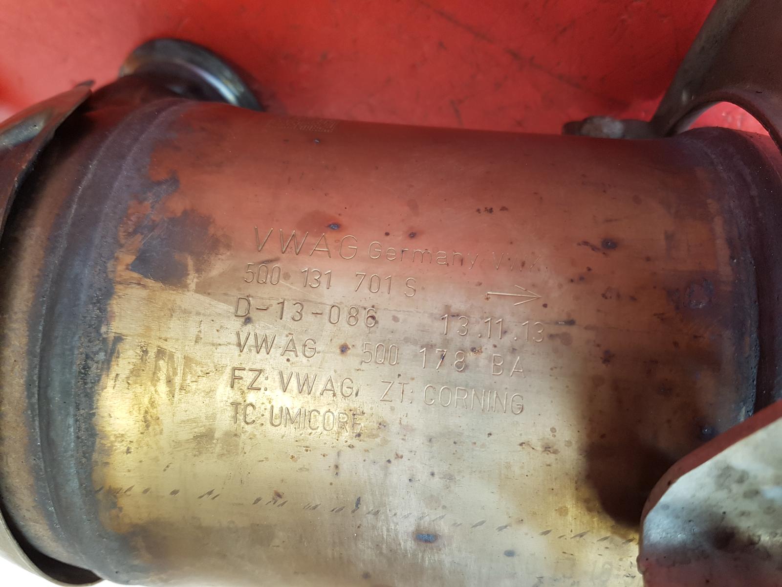 Catalytic Converter Golf Volkswagen 2014