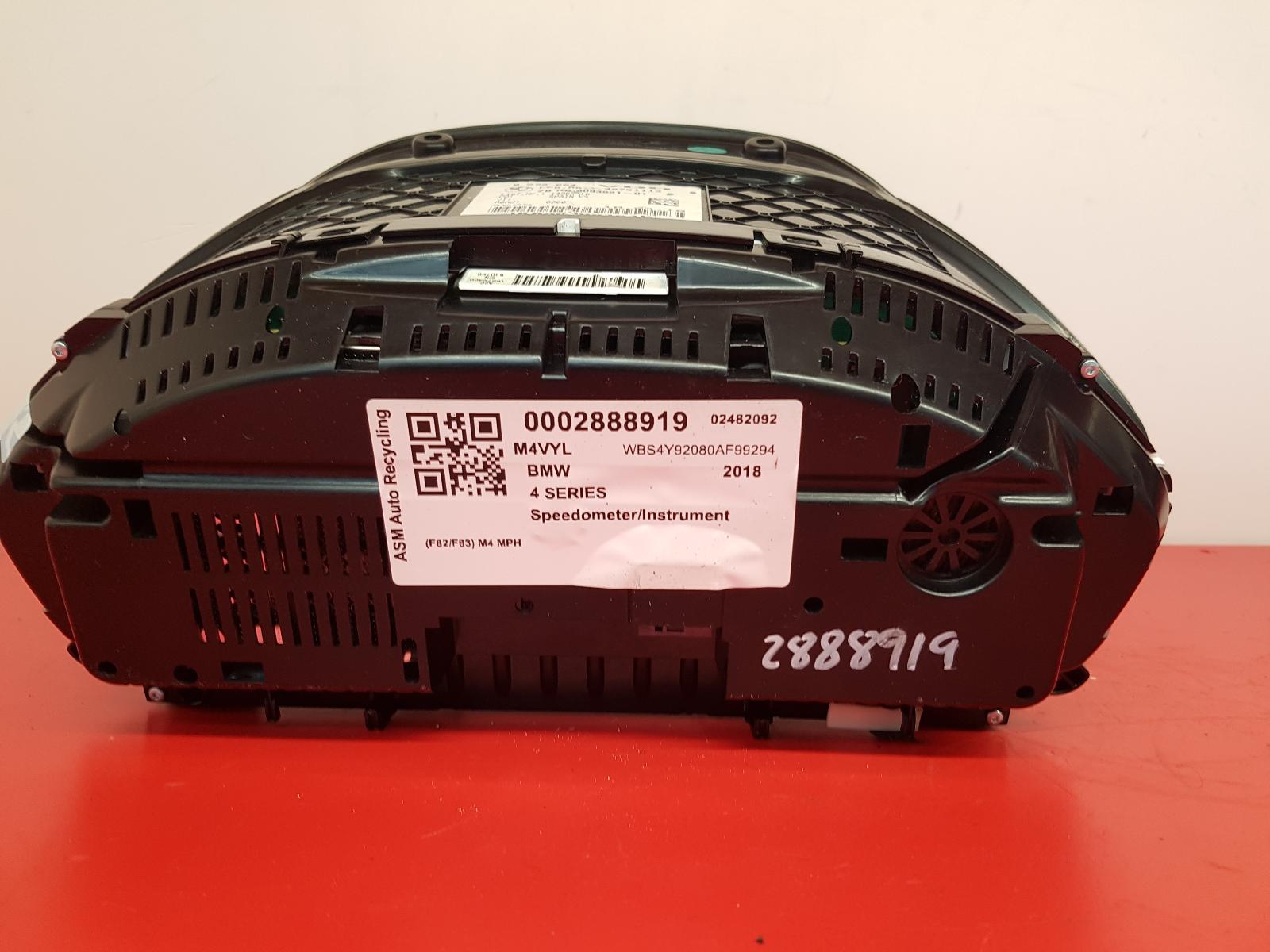 Speedometer 4 Series Bmw 2018