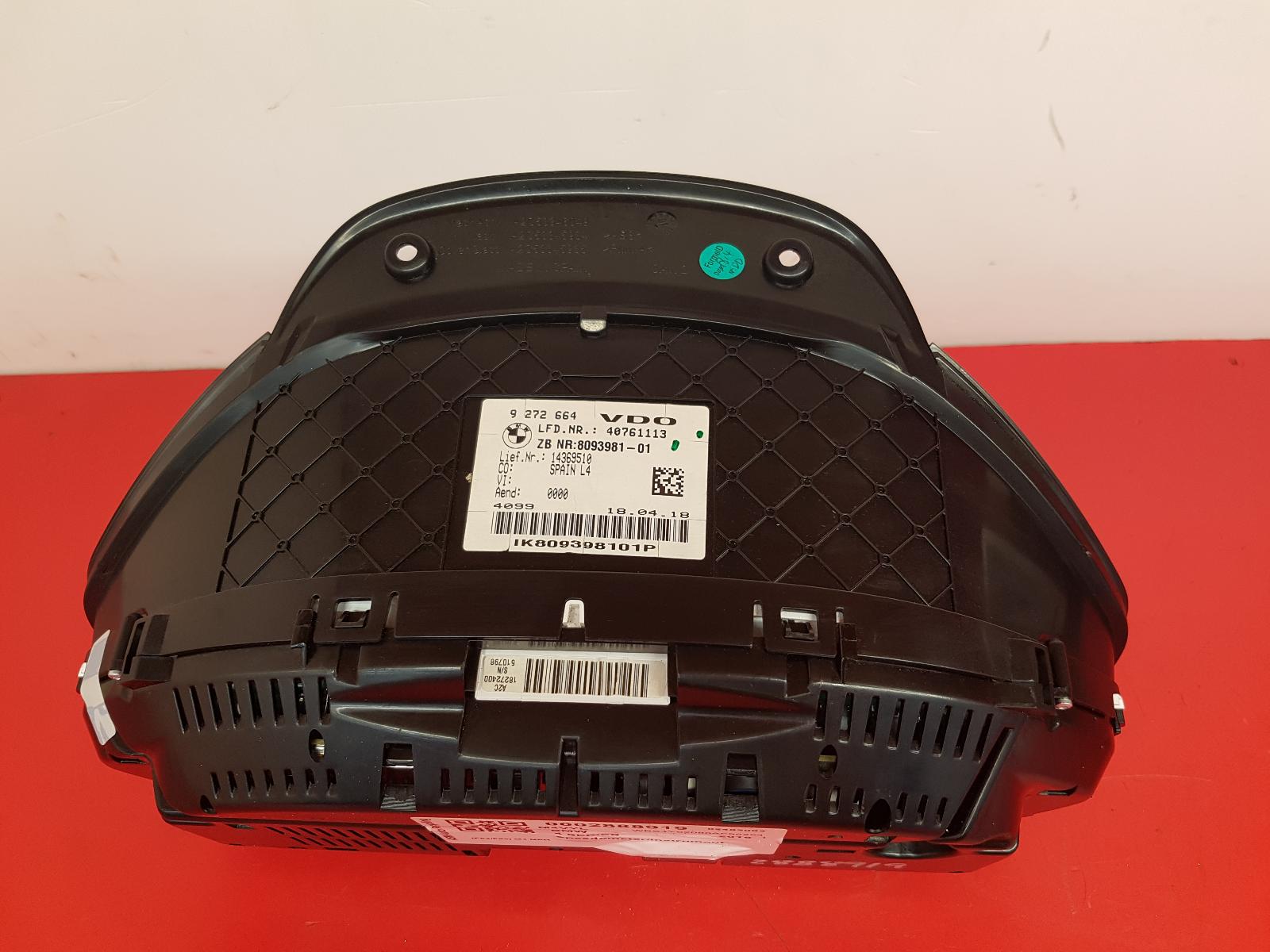 Speedometer 4 Series Bmw 2018