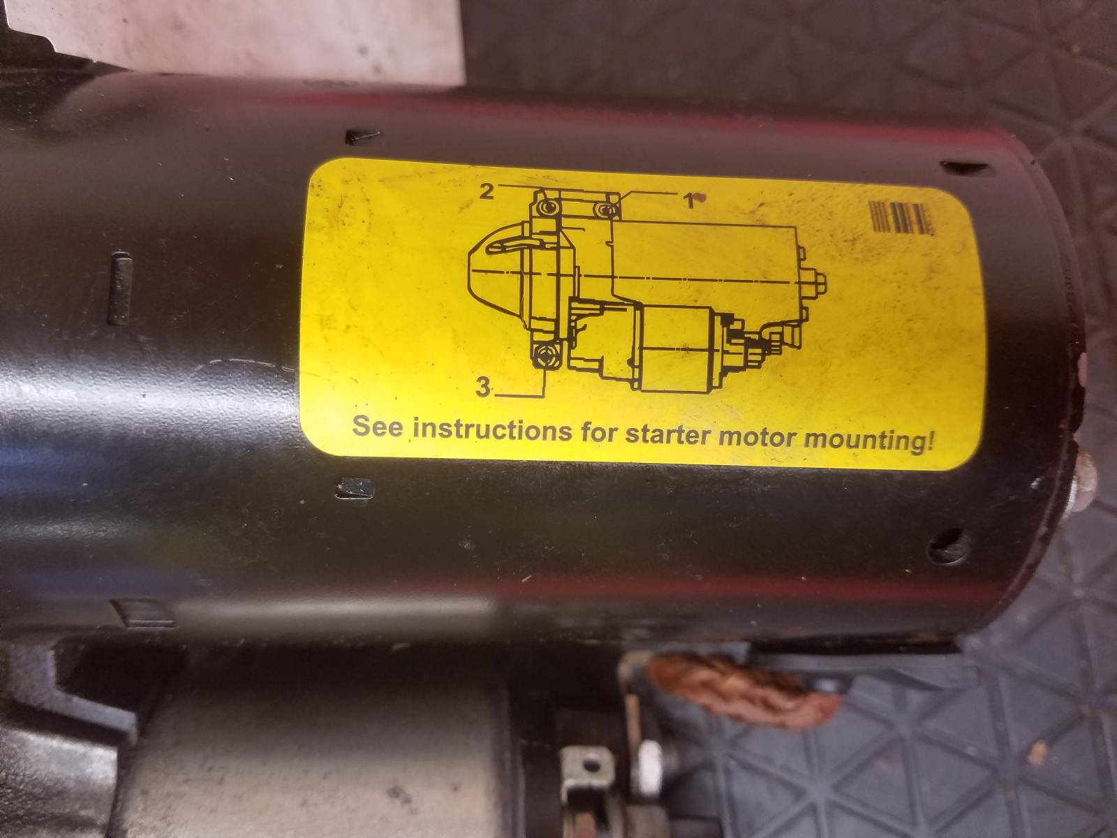 Starter Motor 1 Series Bmw 2010 