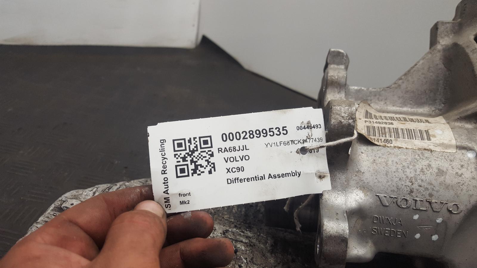 Differential Assembly Xc90 Volvo 2019