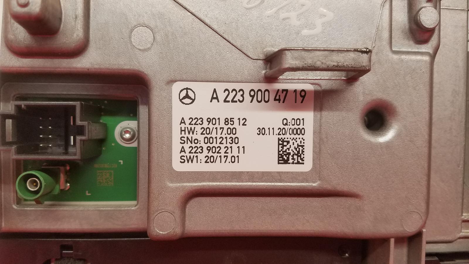 Speedometer S Class Mercedes 2021