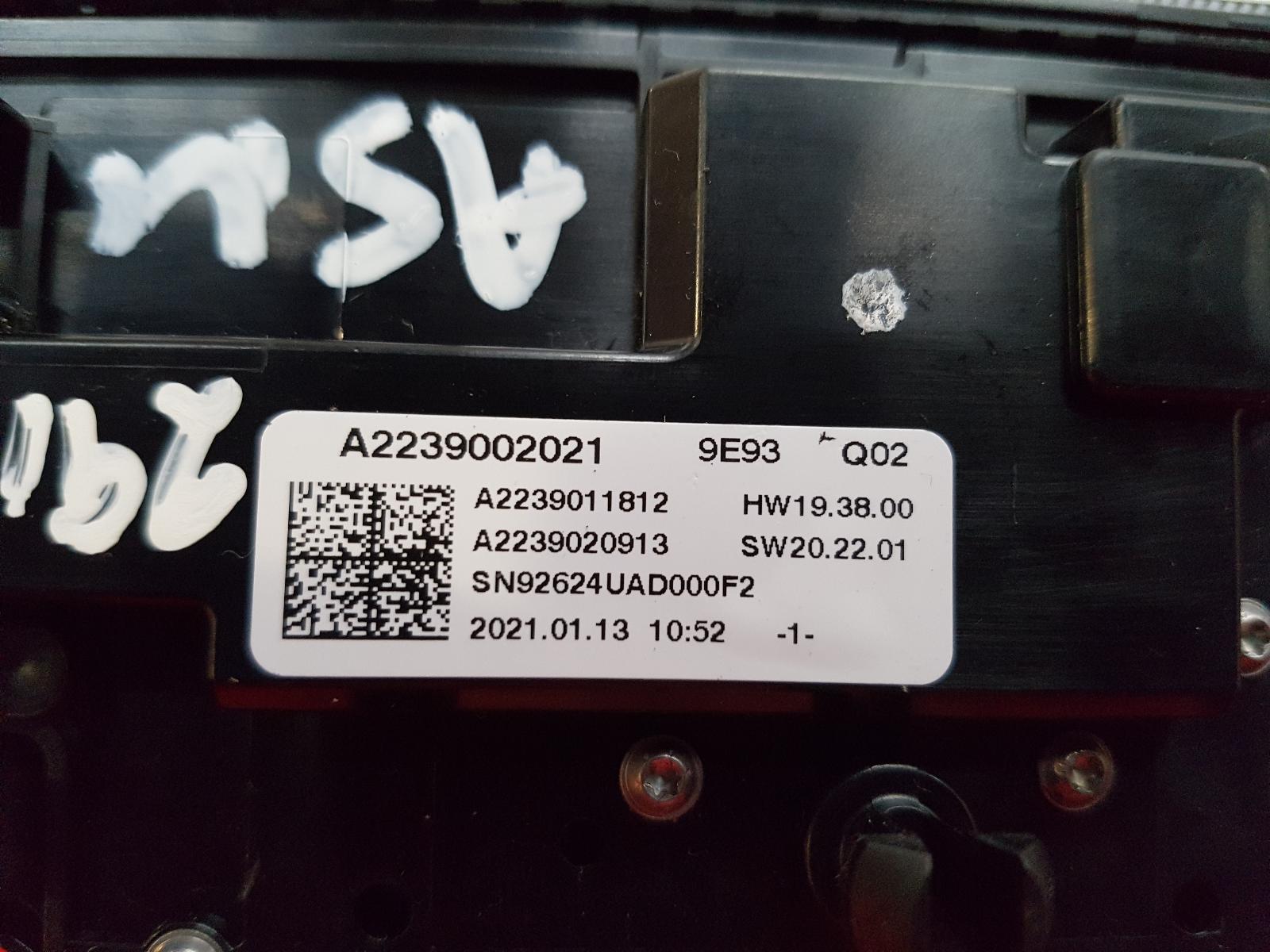 Misc Switch S Class Mercedes 2021