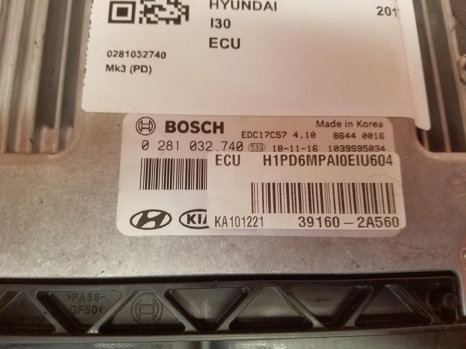 ECU I30 Hyundai 2017
