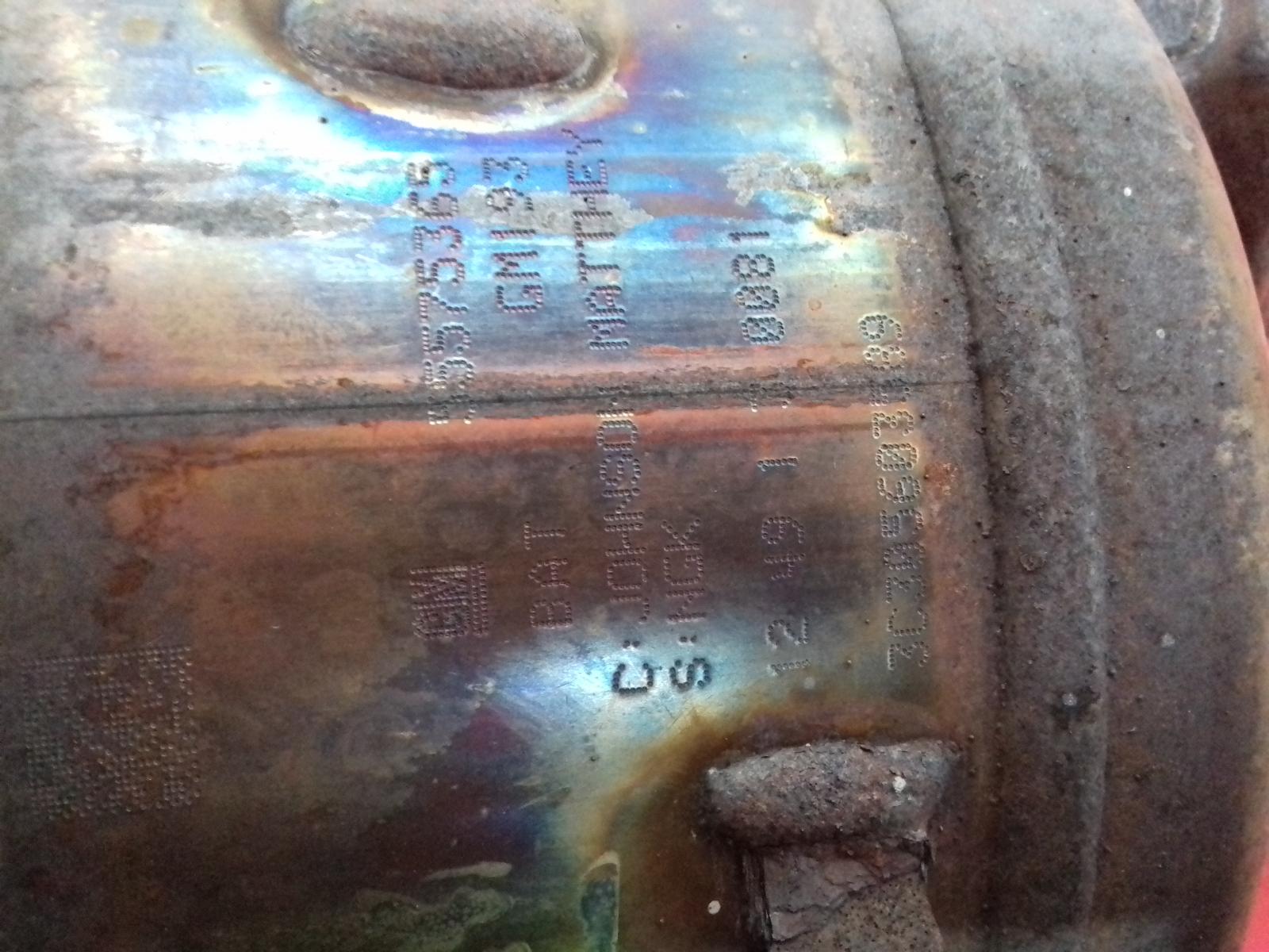 Catalytic Converter Zafira Vauxhall 2013