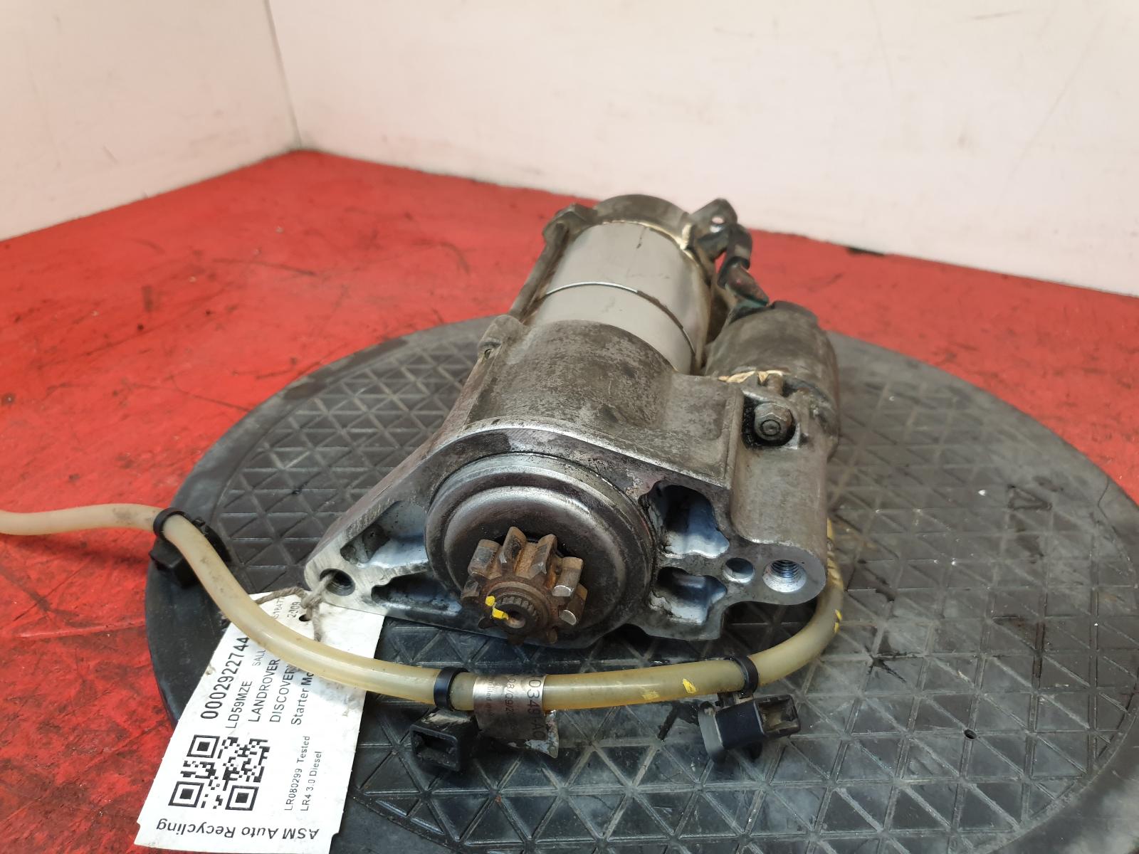 Starter Motor Discovery Land Rover 2009
