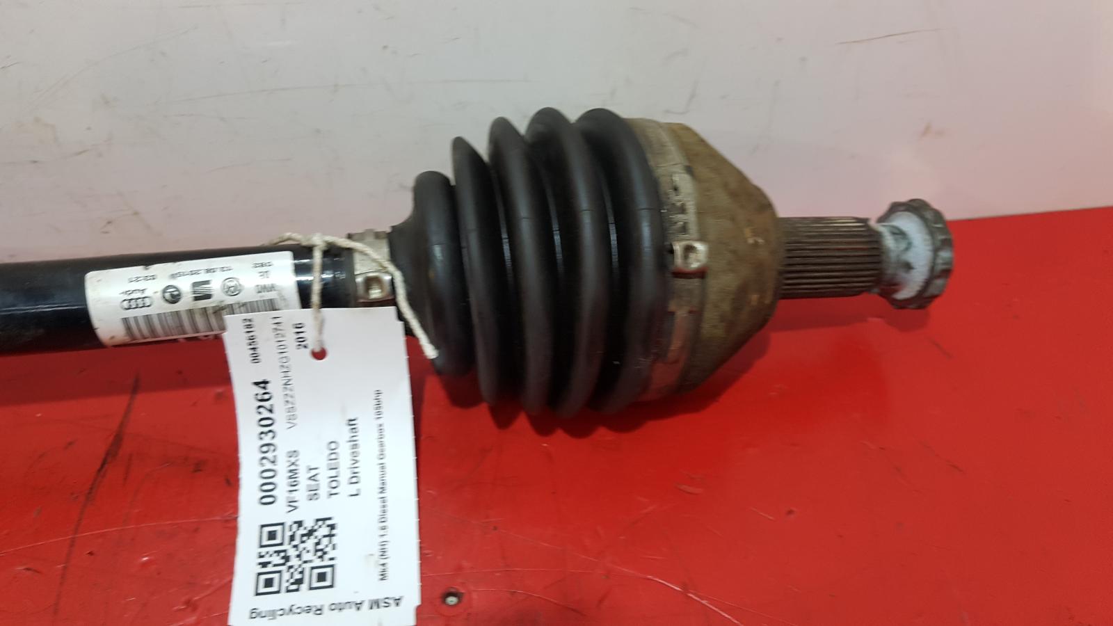 Left Driveshaft Toledo Seat 2016