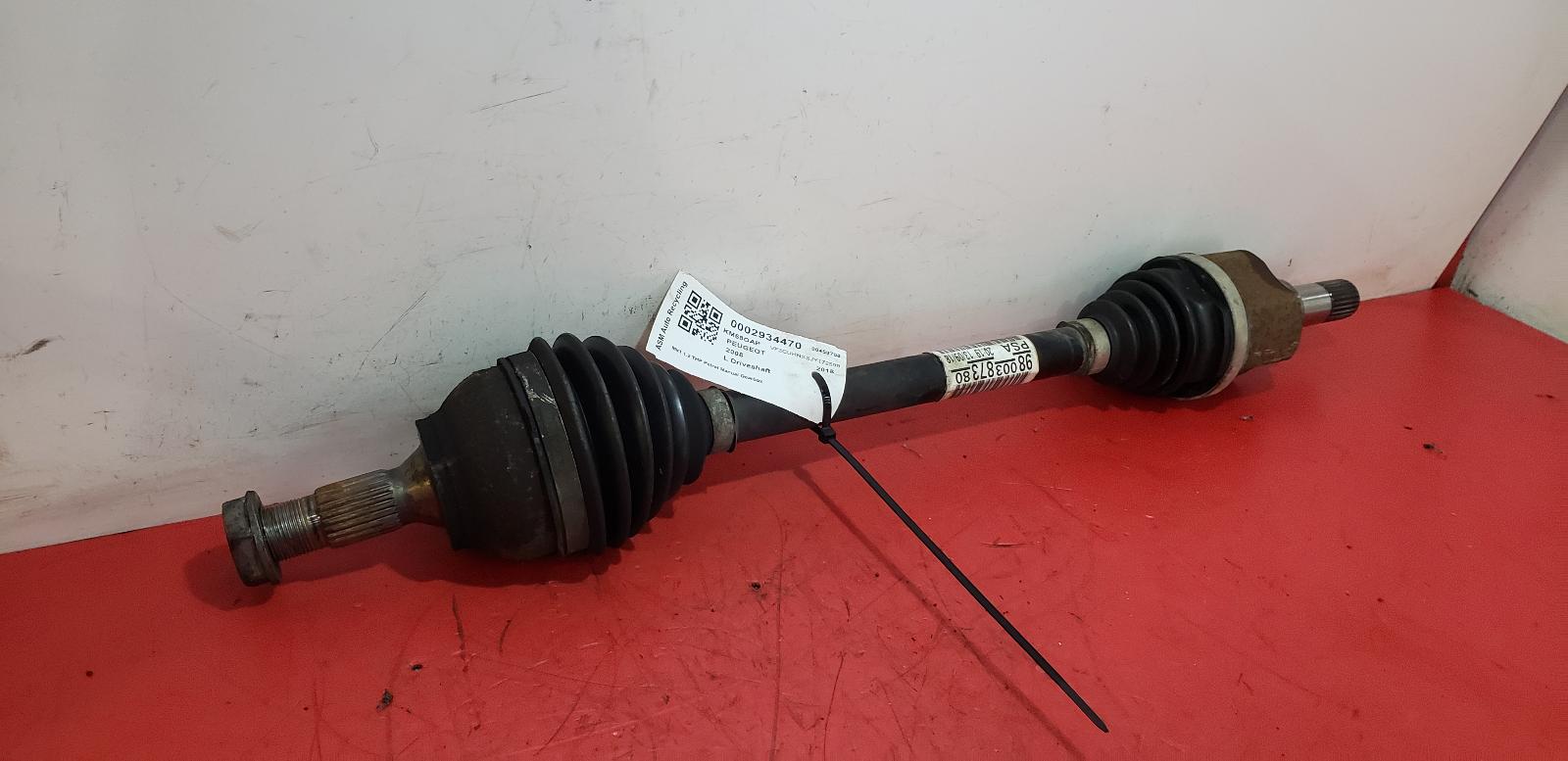 Left Driveshaft 2008 Peugeot 2018 