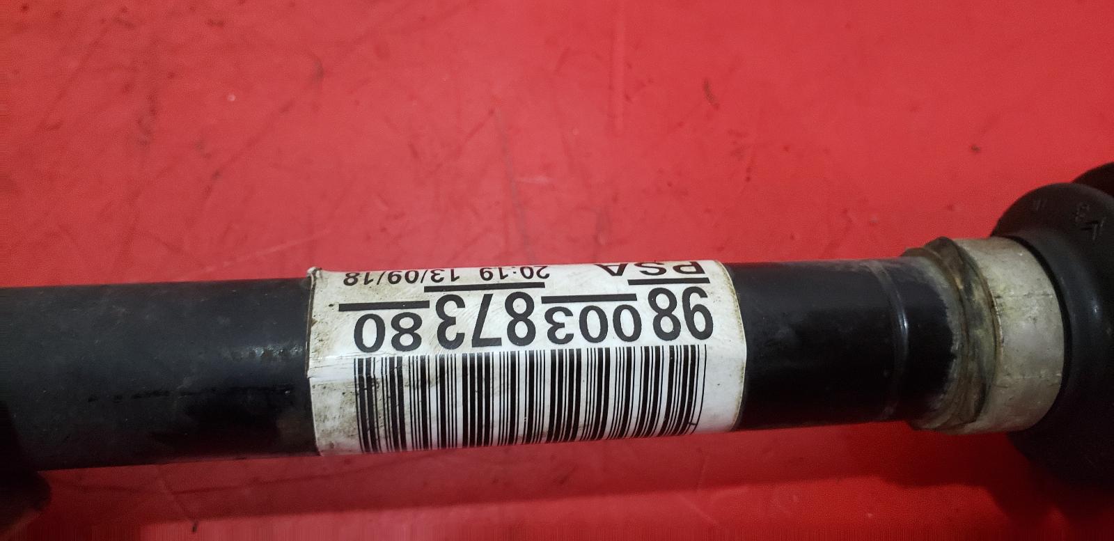 Left Driveshaft 2008 Peugeot 2018 