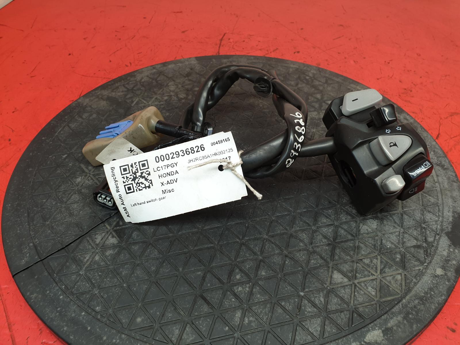 LH Switch Gear X-adv Honda 2017 