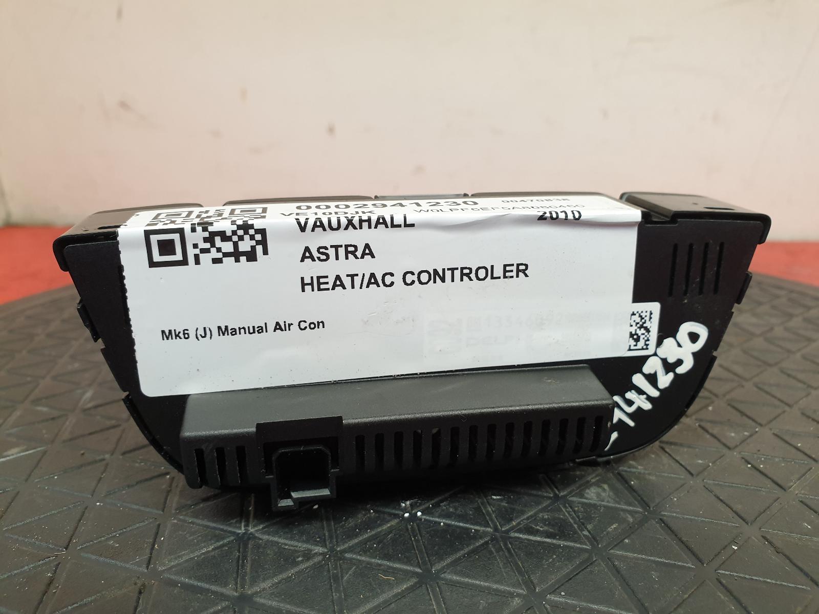 Heater/AC Controller Astra Vauxhall 2010