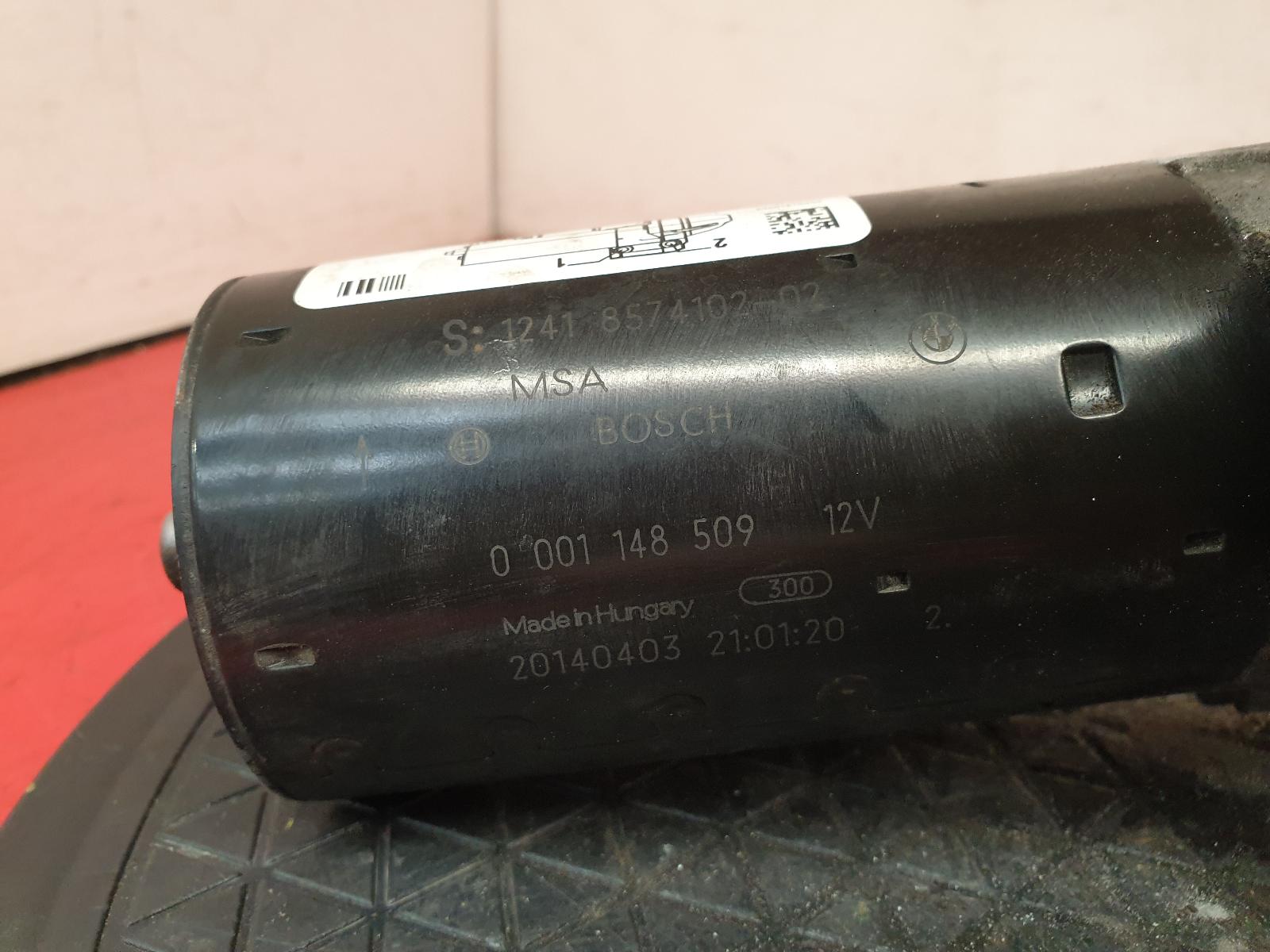 Starter Motor 3 Series Gran Turismo (gt) Bmw 2014 