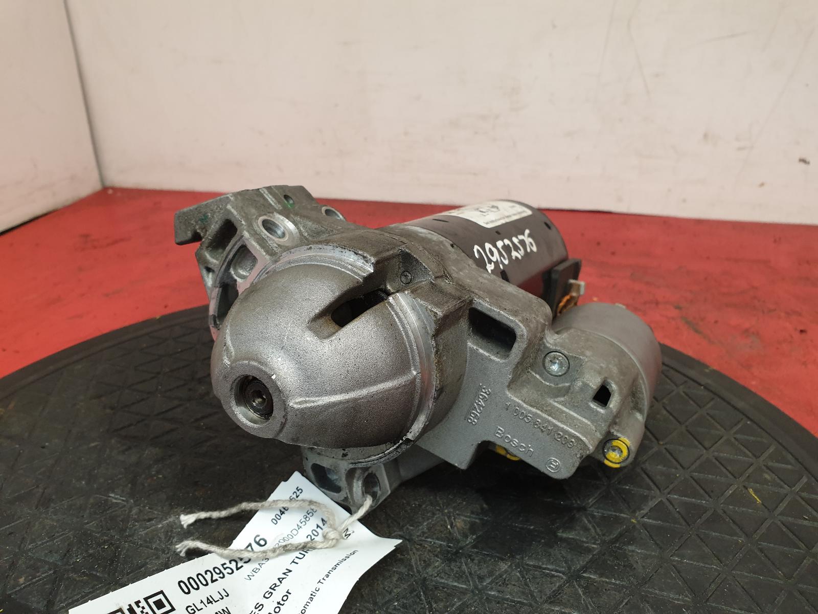 Starter Motor 3 Series Gran Turismo (gt) Bmw 2014