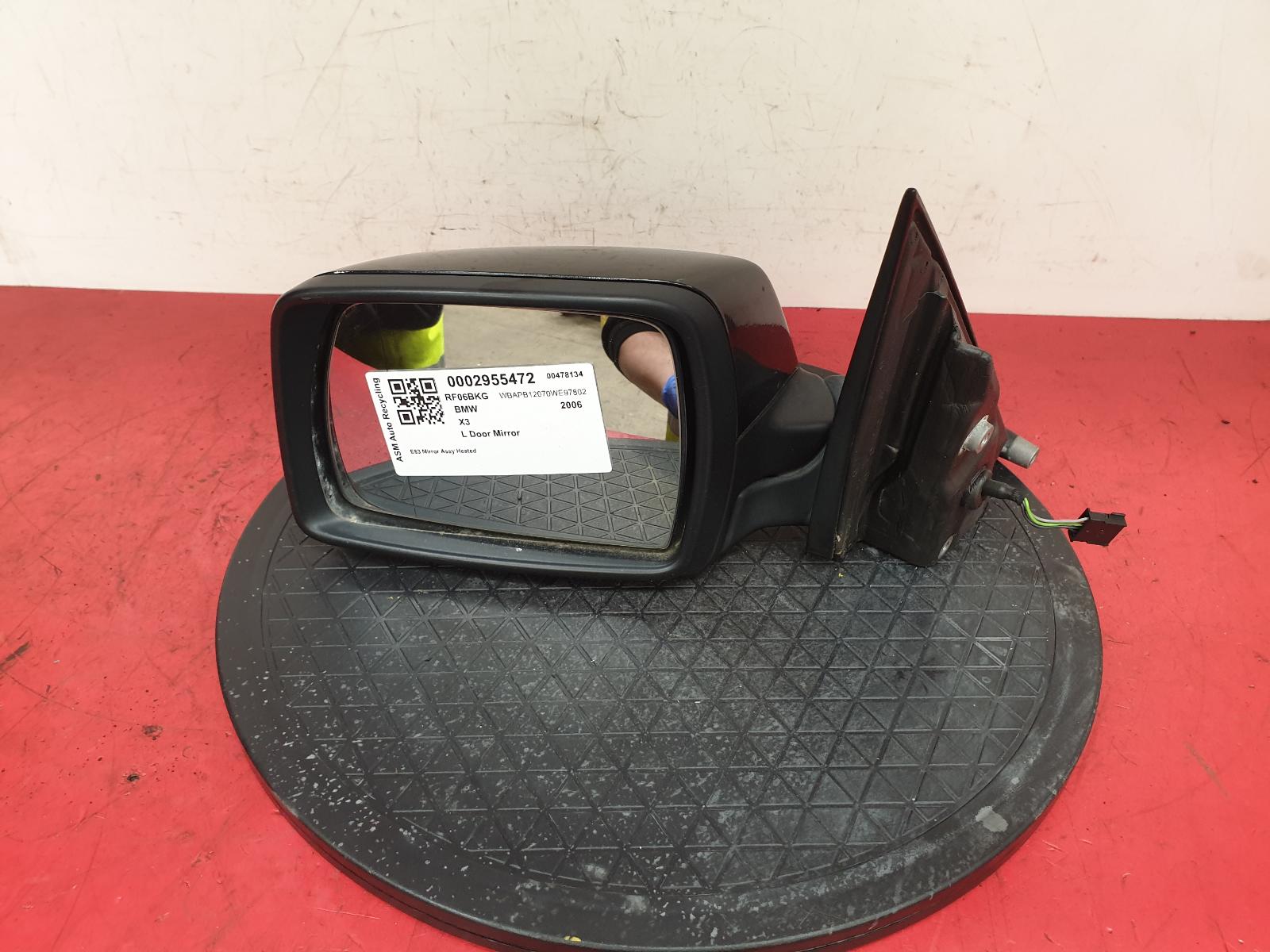 L Door Mirror X3 Bmw 2006 