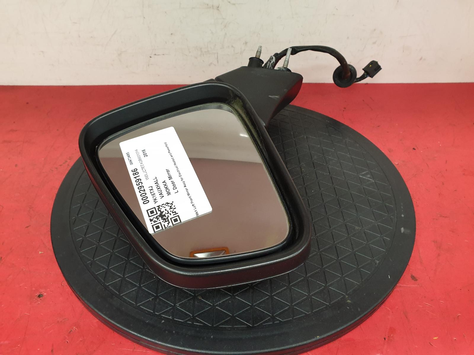L Door Mirror Mokka Vauxhall 2016 