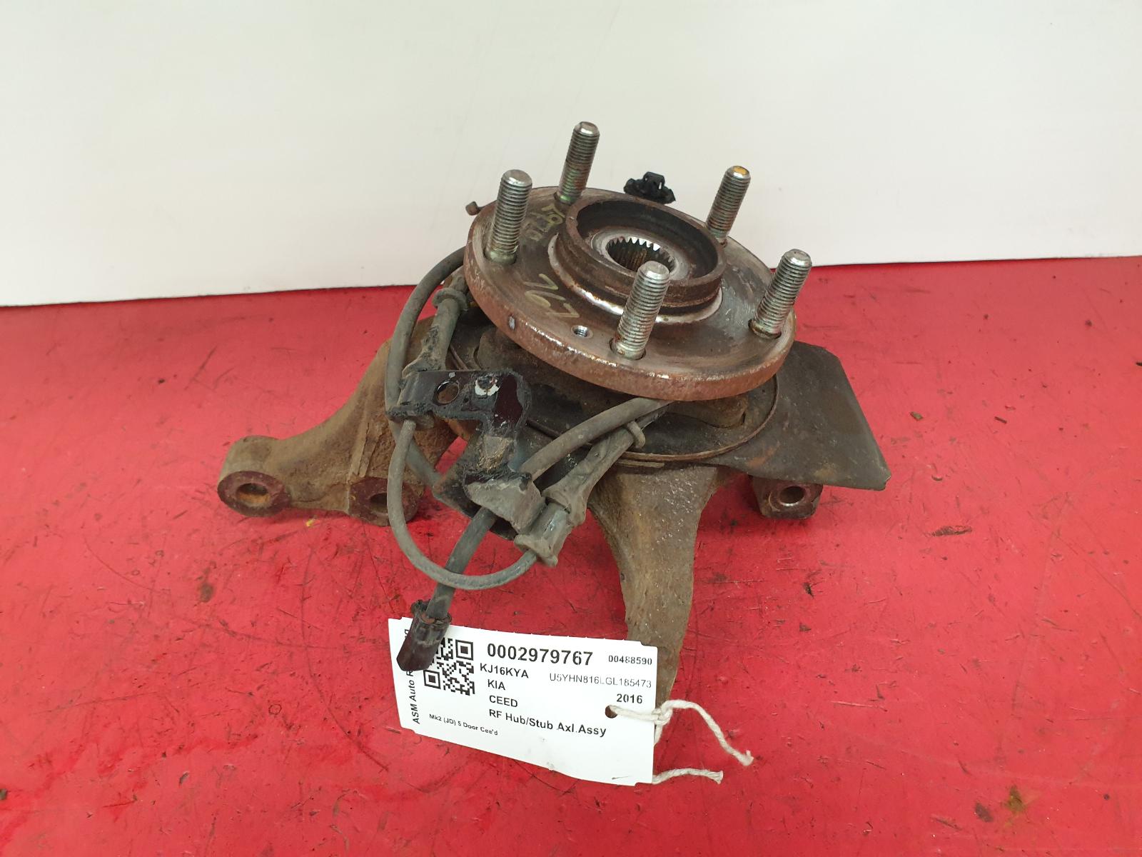 RF Hub/Stub Axle Assembly Ceed Kia 2016