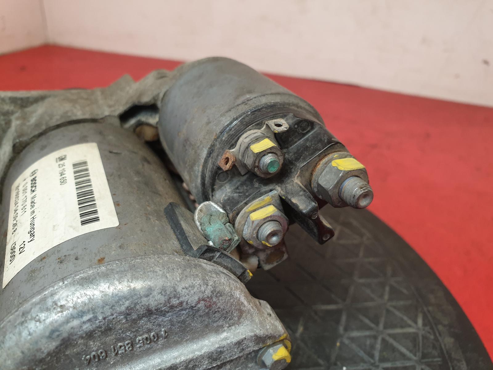 Starter Motor Astra Vauxhall 2016