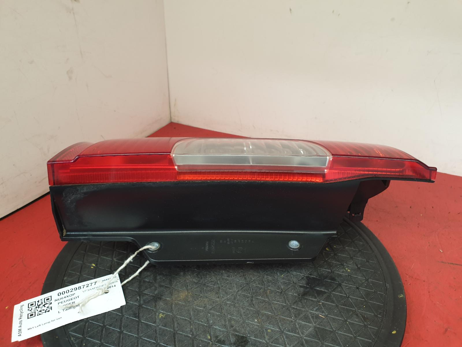 L Taillight Bipper Peugeot 2014