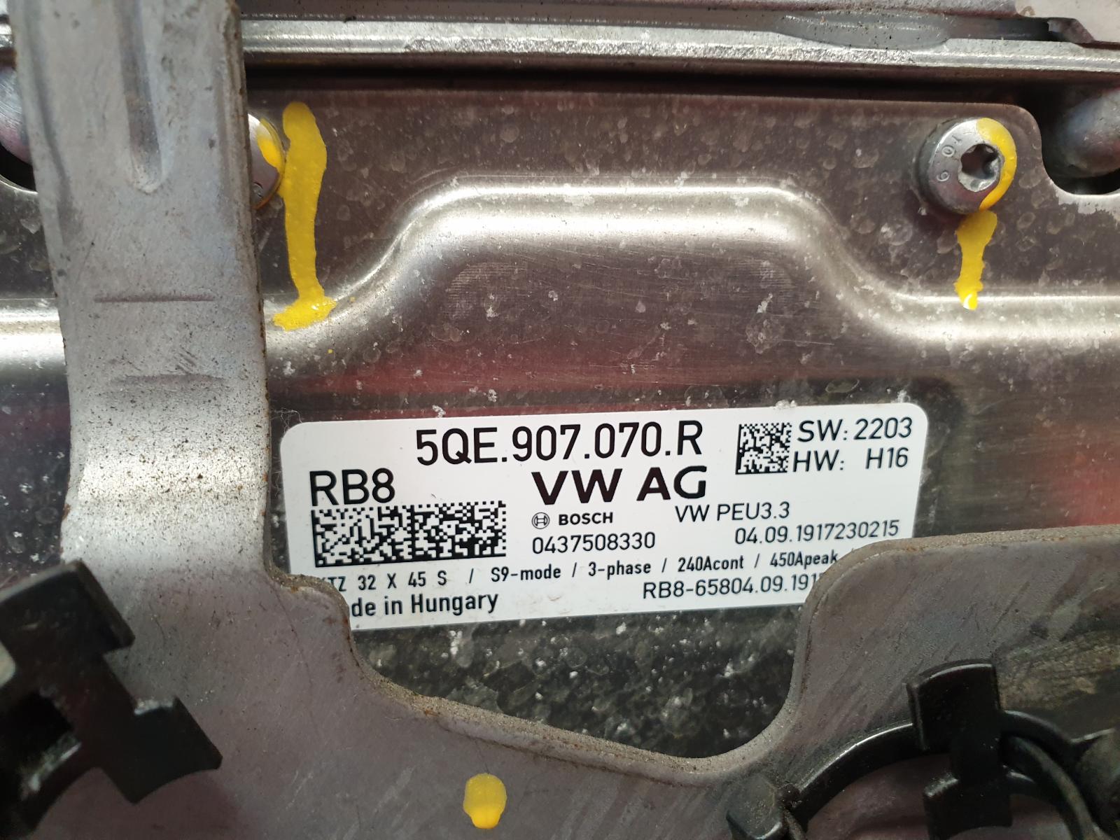 EV/Hybrid Electronic Inverter Unit Golf Volkswagen 2019 