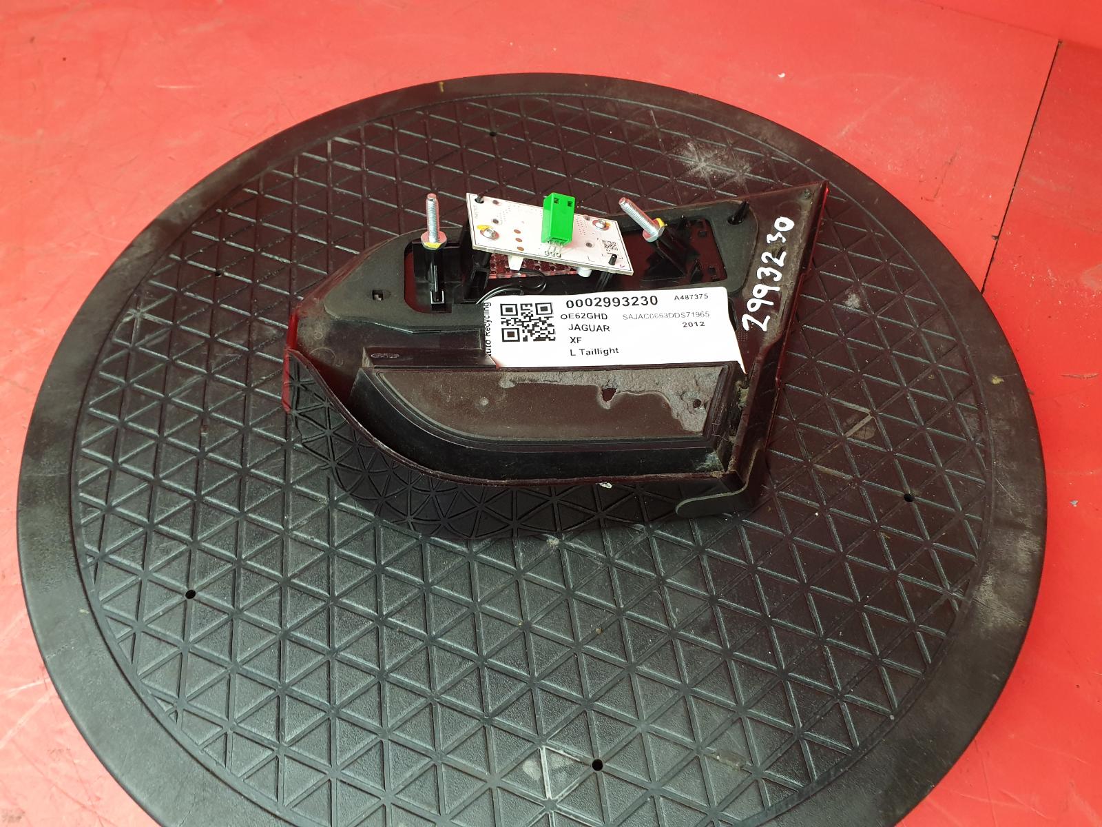 L Taillight Xf Jaguar 2012