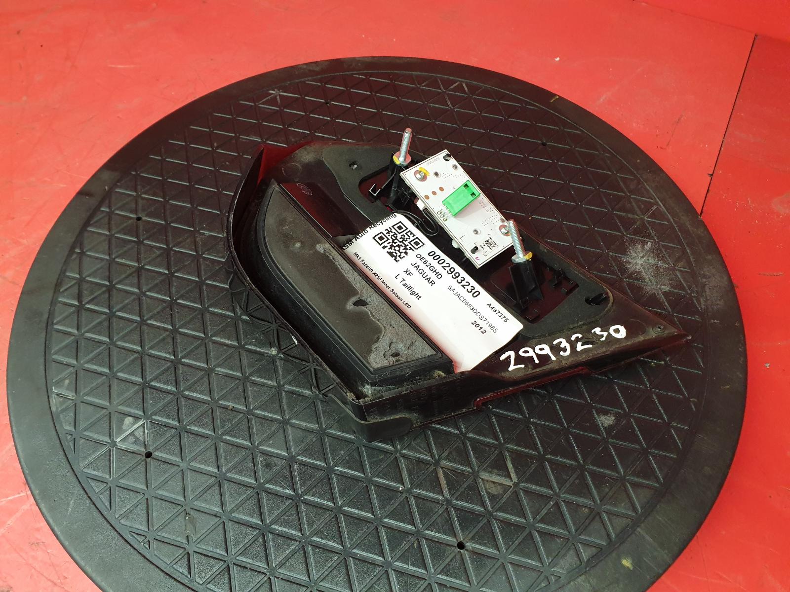 L Taillight Xf Jaguar 2012