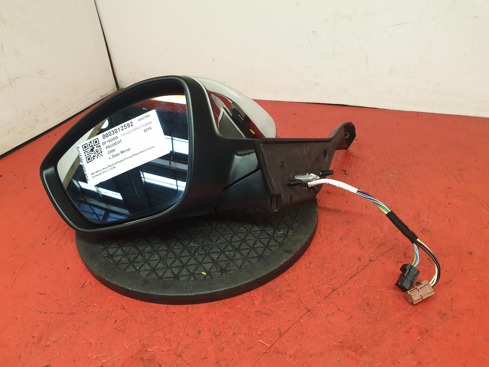 L Door Mirror 2008 Peugeot 2016 