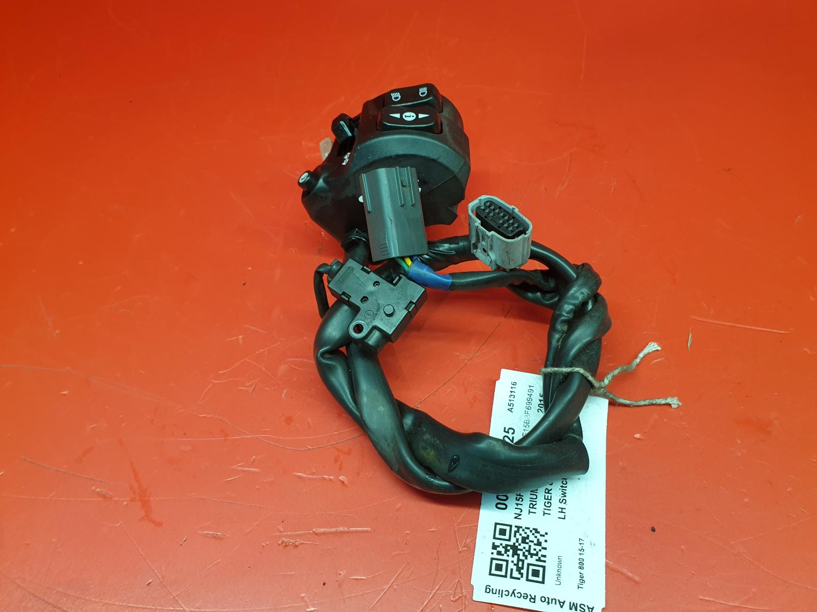 LH Switch Gear Tiger 800 Triumph 2015