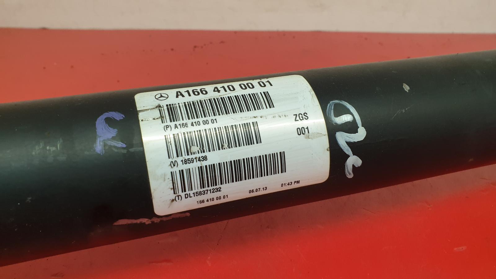 Left Driveshaft M Class Mercedes 2013 