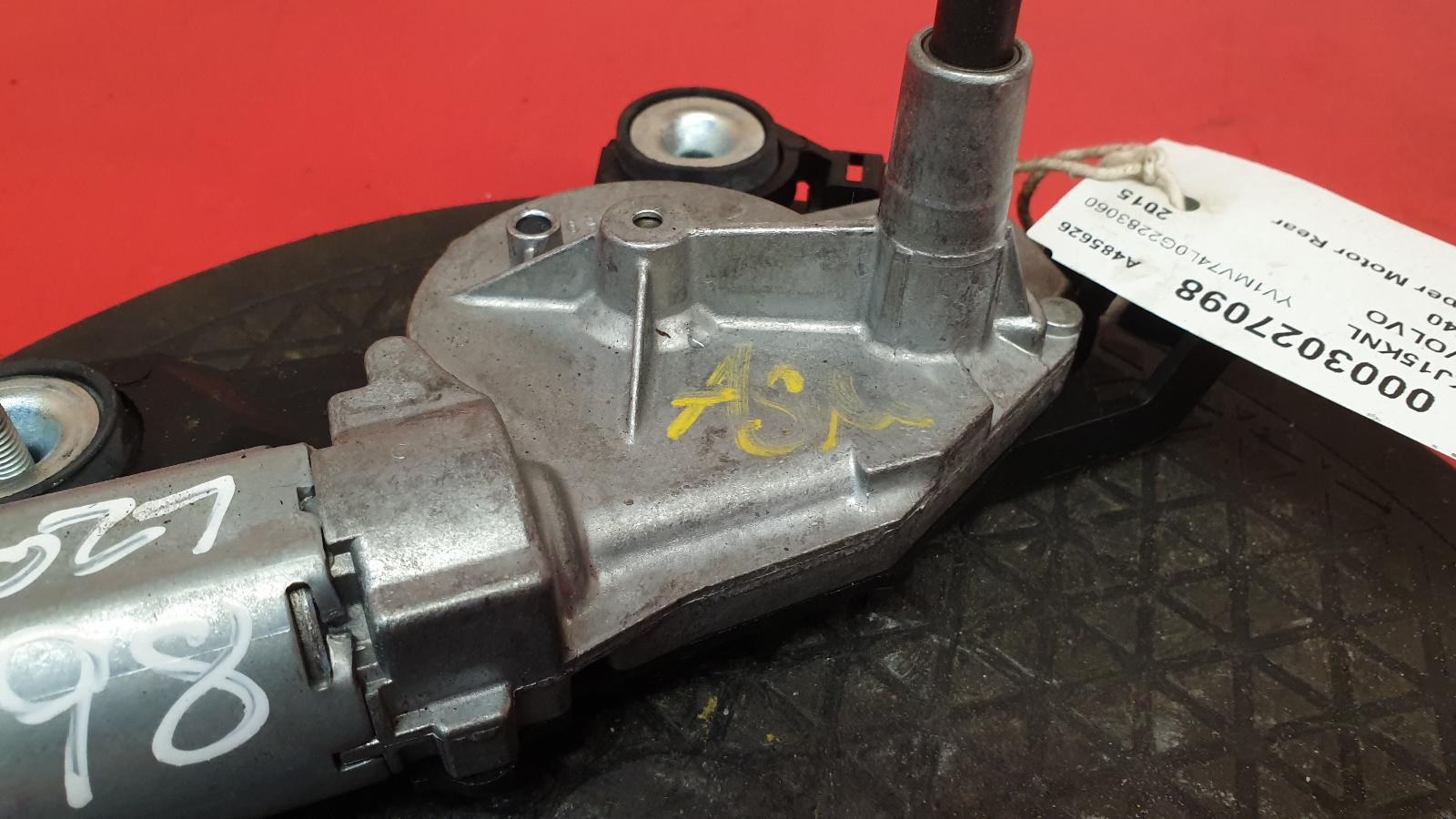 Wiper Motor Rear V40 Volvo 2015 