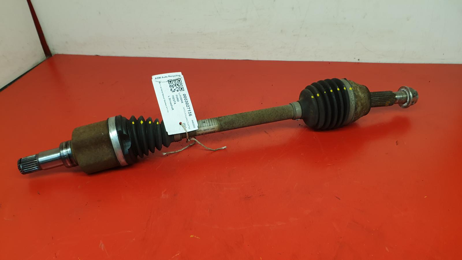 Left Driveshaft Fiesta Ford 2013 