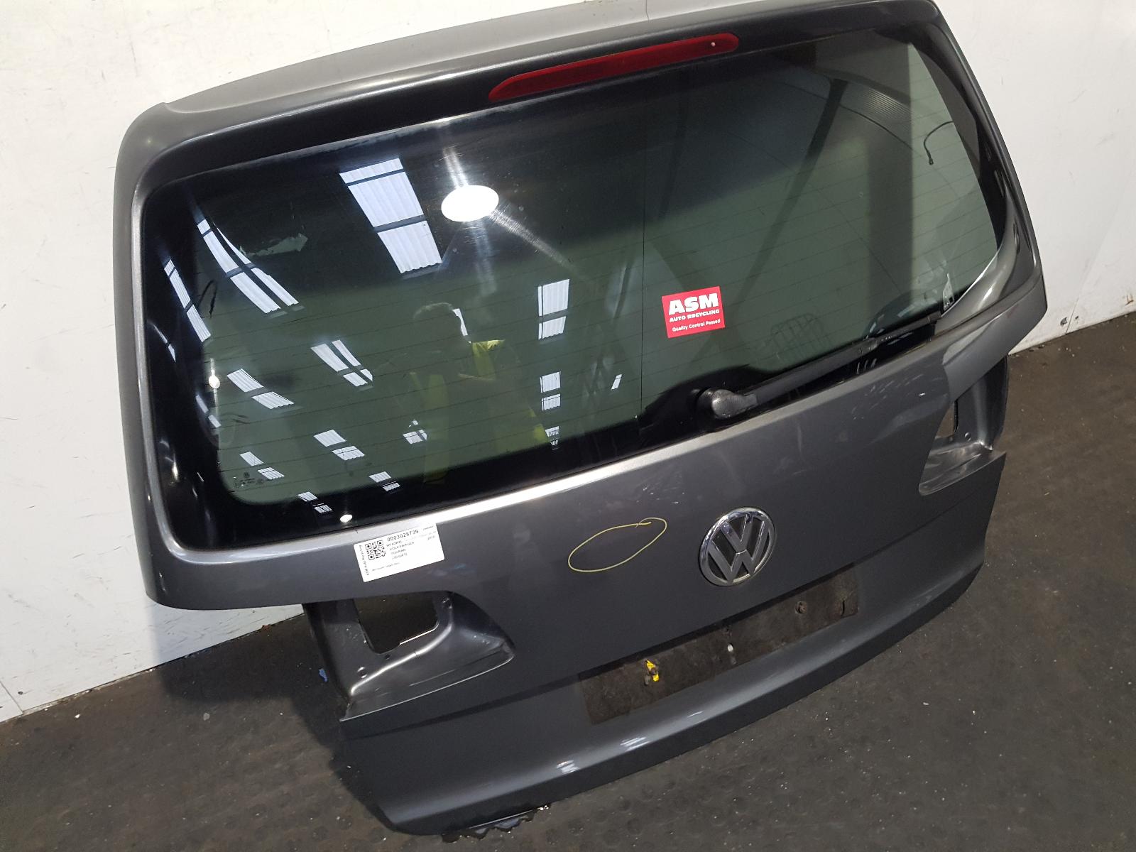 Bootlid/Tailgate Touran Volkswagen 2010