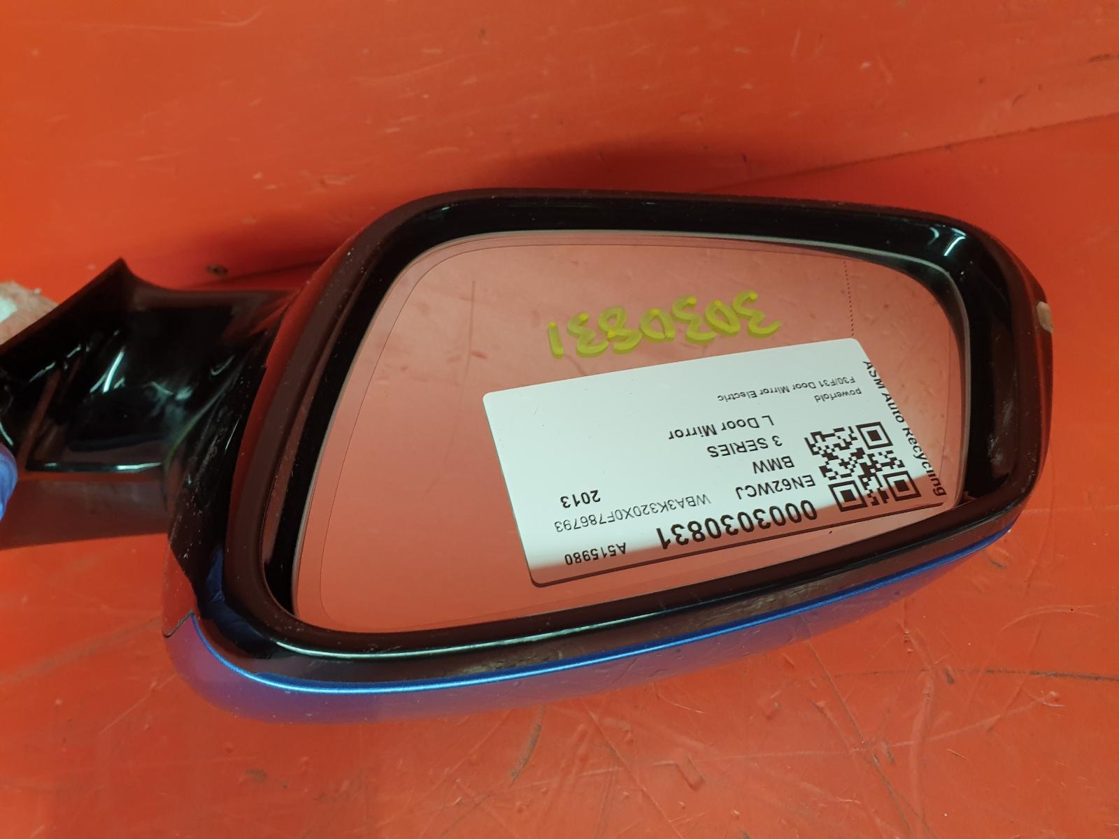 L Door Mirror 3 Series Bmw 2013 